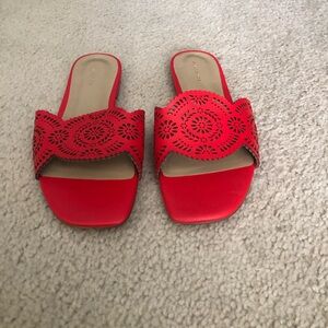 Red, Ann Taylor sandals - NEW size 6.5